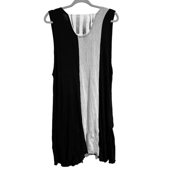 Lee Andersen NWT Grunge Rose Jumper Dress Black Grey Lagenlook Women's Medium - Picture 2 of 8